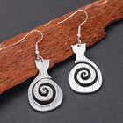 Aretes spirales Gato vintage 3