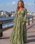 Liliana | Vestido Maxi Floral Fluido 1