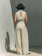 Joana Conjunto Elegante de Algodón y Lino 4