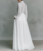Serena - Vestido Maxi de Botones Fluidos 2