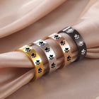 Anillo empreinte de Huella artisanale en Acero inoxidable 3