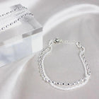 Amparo - Set de Pulseras Plateadas Elegantes con Piedras de Circonio 4