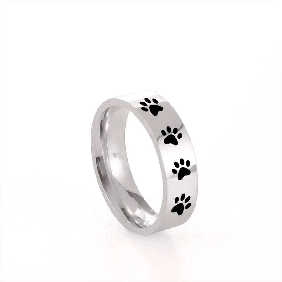 Anillo empreinte de Huella artisanale en Acero inoxidable