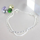 Amparo - Set de Pulseras Plateadas Elegantes con Piedras de Circonio 2