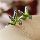 Aretes Colibrí créatives uniques 1