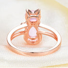 Anillo Gato en Oro rosa 5