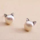 Aretes Gato y Perla 2