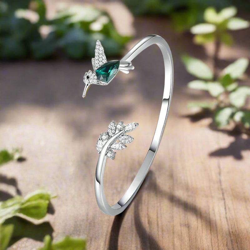 Anillo Colibrí ajustable con Strass Diamant