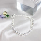 Amparo - Set de Pulseras Plateadas Elegantes con Piedras de Circonio 3