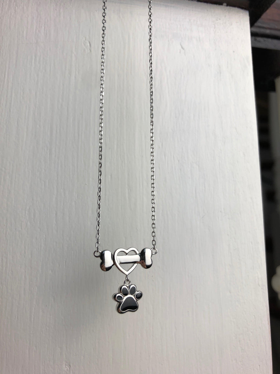 Collar Huella de Perro DéliGatoe en Acero inoxidable