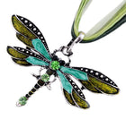 Collar con colgante de libélula en cristal 1