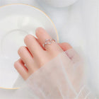 Anillo Branche en Plata de ley 4