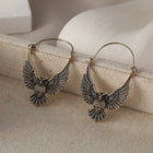 Aretes Búho Bohemio vintage 5