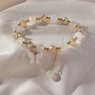 Hermoso Pulsera Extensible Perlé Mariposa 3