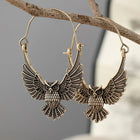 Aretes Búho Bohemio vintage 3