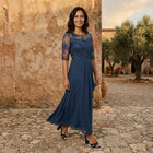 LOLA CASTELL | VESTIDO DE GASA ELEGANTE 1