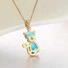 Collar Colgante Gato en Cristal 3