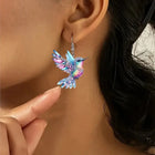 Aretes Colgantees Colibrí 2
