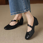 Mariana | Zapatos Mary Jane Planos con Punta Redonda 4