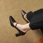 Isabella | Zapatos de Tacón Mary Jane con Tacón Ancho 3