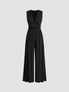 Caridad – Mono Elegante Sin Mangas de Pierna Ancha 2