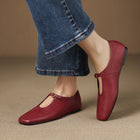 Adriana | Zapatos Planos Mary Jane con Tira en T 1