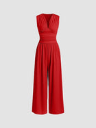 Caridad – Mono Elegante Sin Mangas de Pierna Ancha 1
