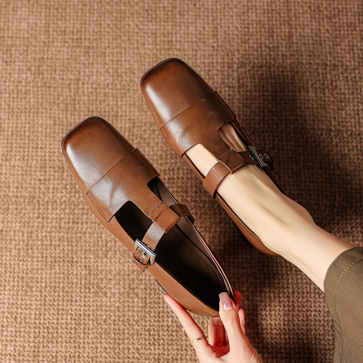 Andrea | Zapatos de Tacón con Hebilla Vintage