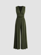 Caridad – Mono Elegante Sin Mangas de Pierna Ancha 3