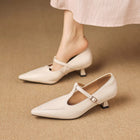 Liliana | Zapatos de Salón con Tacón Ancho 1
