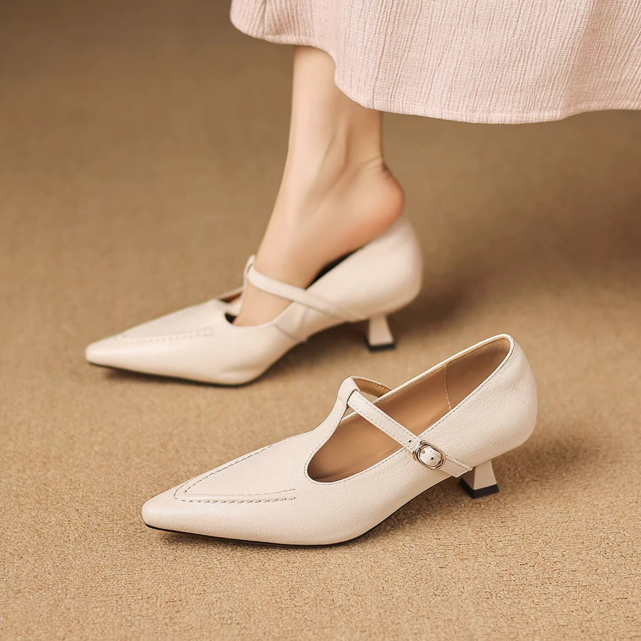 Liliana | Zapatos de Salón con Tacón Ancho