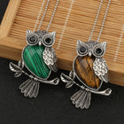 Collar Colgante Búho de la Sabiduría en Cristal 1