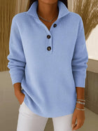 Amparo | Jersey Polo con Cuello de Pico 1