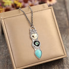 Collar barre Sabiduría Búho Turquesa 5
