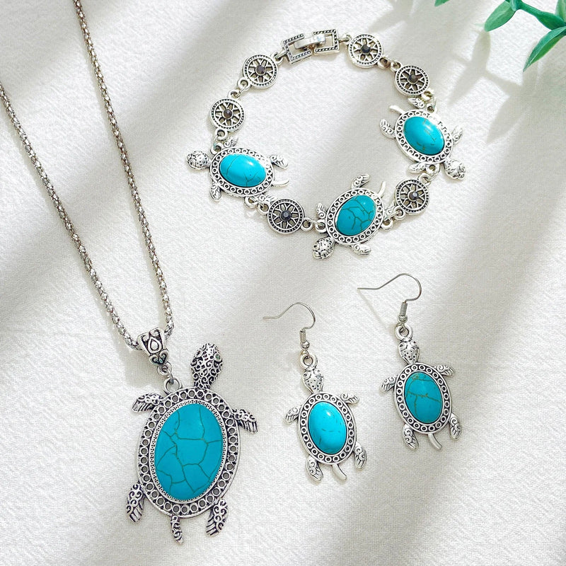 Ensemble de bijoux tortue Turquesa
