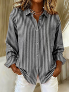 Jimena | Camisa de Rayas con Botones 4