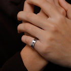 Anillo empreinte de Huella artisanale en Acero inoxidable 5