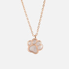 Collar con Colgante Huella 2