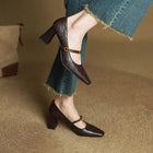 Isabella | Zapatos de Tacón Mary Jane con Tacón Ancho 4