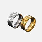 Anillo large en Acero inoxidable para Perro - Motif gravé para Mujer 3