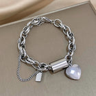 Guadalupe - Pulsera con Dije de Corazón Dorado 2
