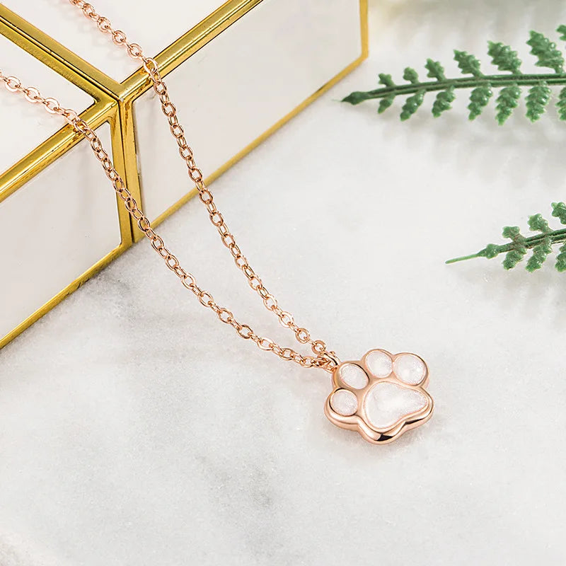Collar con Colgante Huella