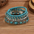 Verónica - Set de Pulseras con Cuentas Turquesa 3