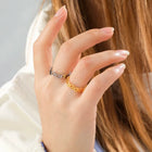Anillo ajustable Huella de Perro - Fabriquée en Acero inoxidable 5