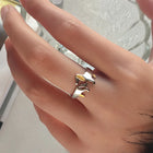 Anillo Teckel en Plata de ley 925 - Talla ajustable 4