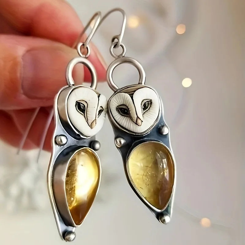 Aretes Búho Bohemio