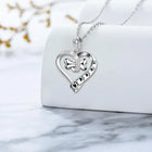 Ensemble de bijoux 2 pièces con breloques Huella, Corazón y os 4