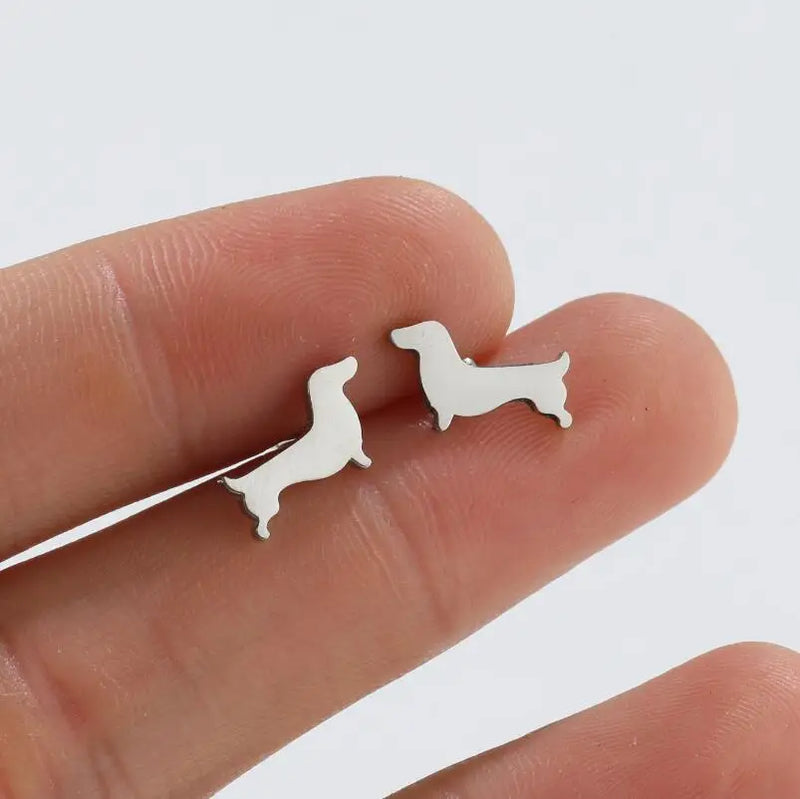 Aretes de dachshund