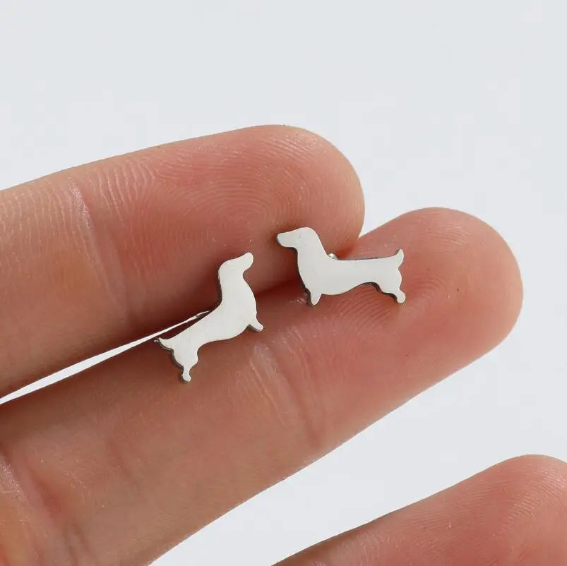 Aretes de dachshund