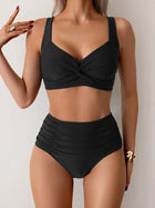 Valentina - Bikini Bandeau de Tejido Fruncido 4